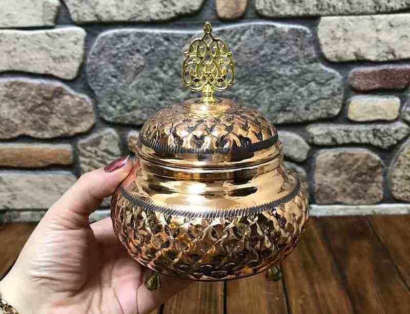 قندان مسی کار شده گزینه ای جذاب برای هدیه دادن
